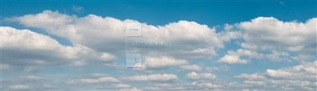 VOLLMER 46112 - Plastic background sky with clouds, 266 x 48 cm