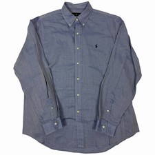 Polo Ralph Lauren Blue Lightweight Long Sleeve Button Down Cotton Shirt XL