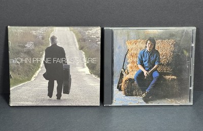 John Prine Self Titled CD 1971 & Fair & Square 2005 Folk Singer Songwriter Album