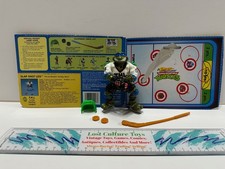 Vintage 1991 Playmates Teenage Mutant Ninja Turtles Slap Shot Leo With Cardback