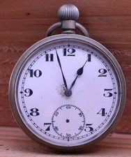 SWISS MEN'S POCKET WATCH FOR REPAIR 48mm IP 