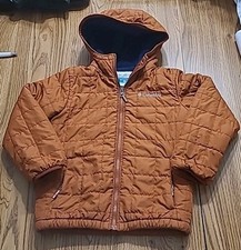 Columbia Sports Company Boys Size XS Brown Copper Light Weight Puffer Jacket