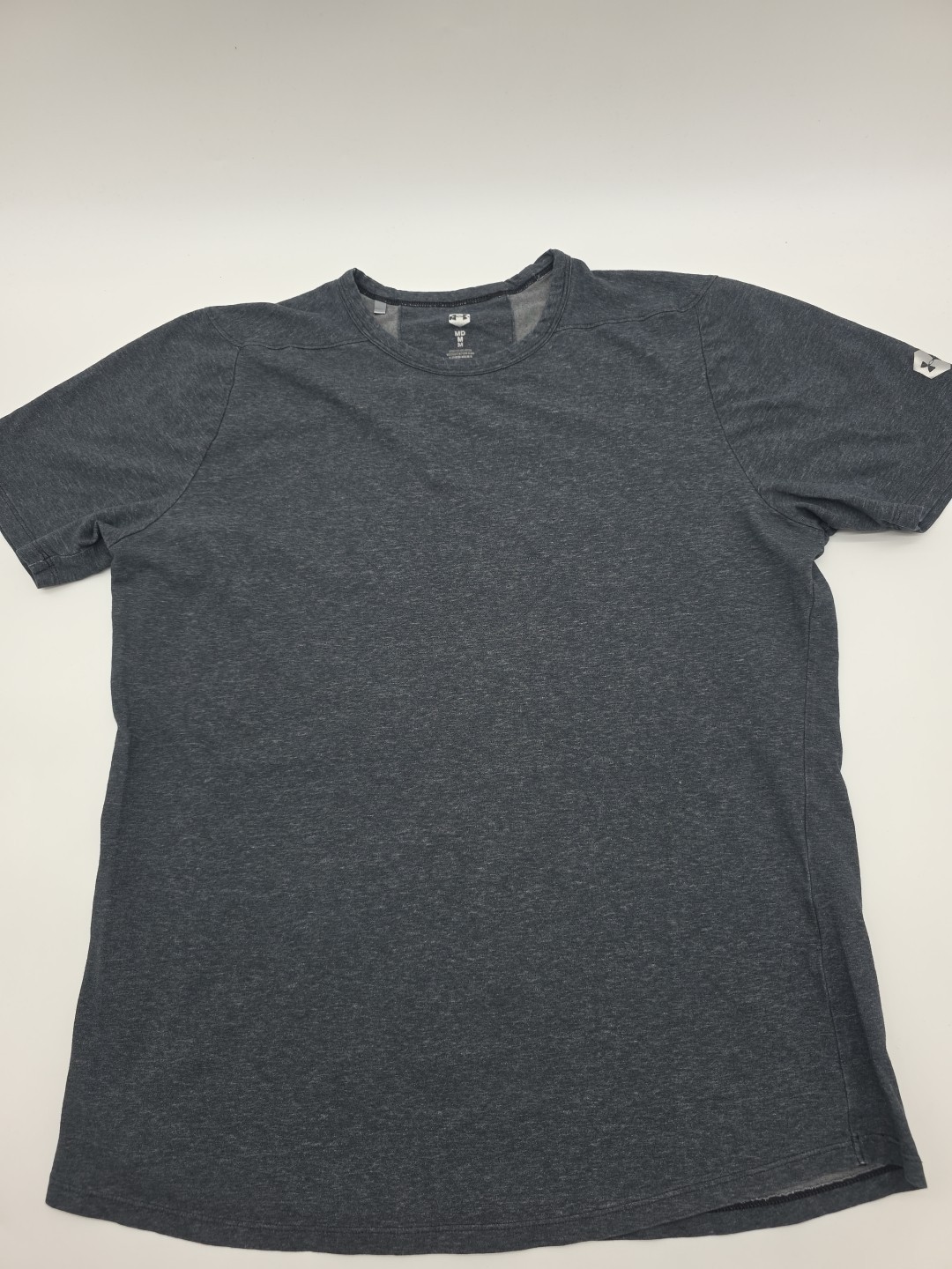Under Armour T-Shirt Men Medium Logo Tee Gray.#40457
