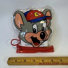 Vintage 2000s Chuck E Cheese Collectible Zipper Bag Original Prizes READ **