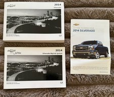 🛻🛻2014 Chevy Silverado 1500 Owners Manual Set W/Mylink OEM Free Shipping🛻🛻