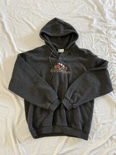 vintage walt disney world mickey mouse grey hoodie size large