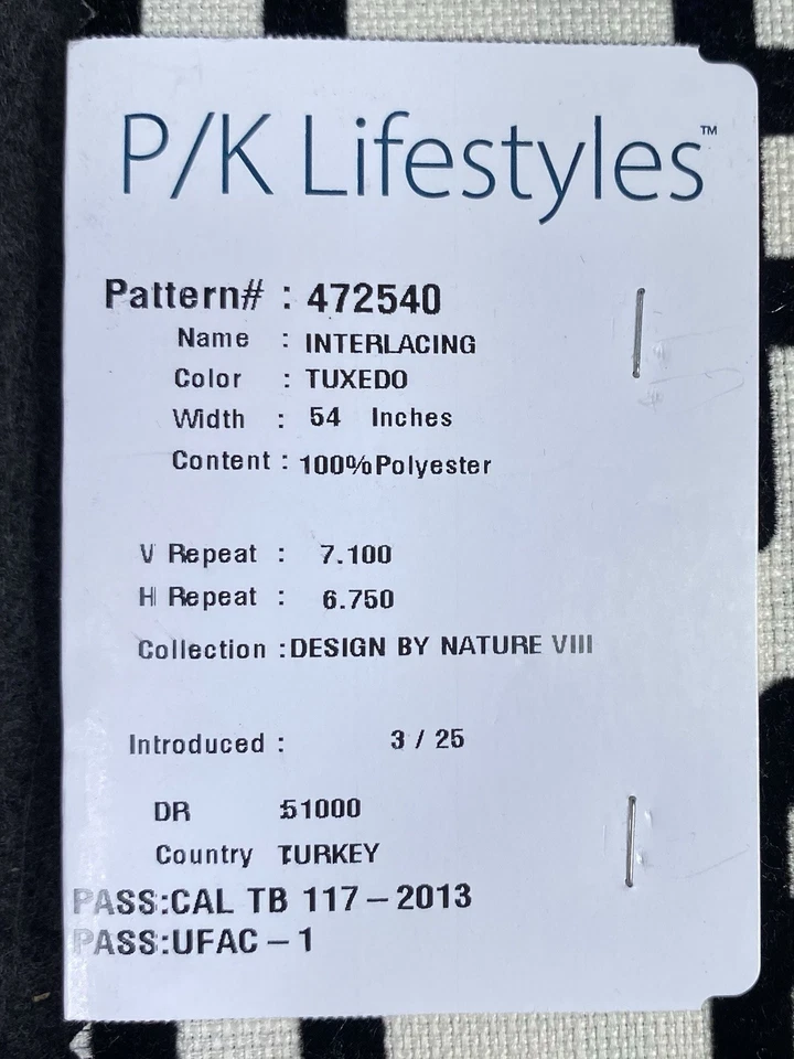 Muestra de tela PK Lifestyles Design By Nature X4 terciopelo geométrico Foto 3 de 4