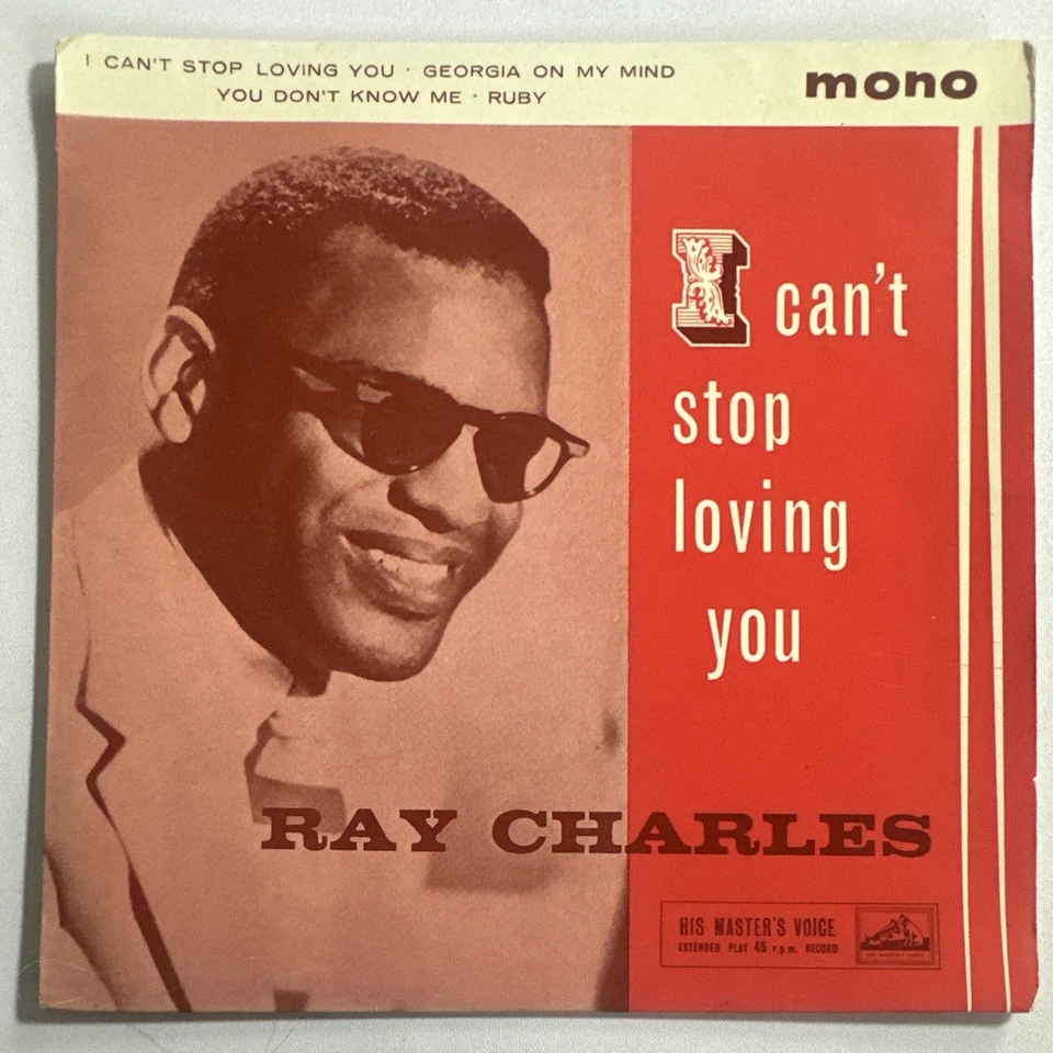 Ray Charles - I Can't Stop Loving You 7” Vinyl Record Mono VG+ / EX - Image 2 of 4