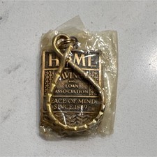 Home Savings and Loan Association Peace of Mind Keychain Banking & Insurance