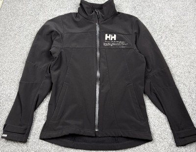 Helly Hansen Jacket Womens S Softshell Black Fleece Lined Outdoor Hiking