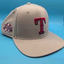 Texas Rangers 1995 All Star Game Off White/ Royal 59fifty New Era Fitted Hat