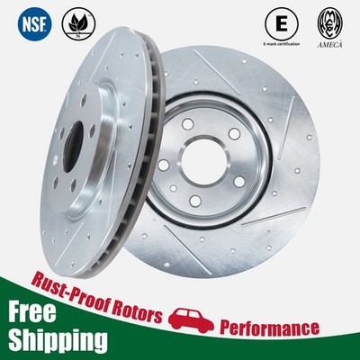 12.64'' Front Drilled Brake Rotors for LaCrosse Regal Terrain Malibu Camaro 9-5