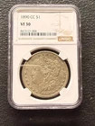 1890-CC MORGAN DOLLAR NGC VF30