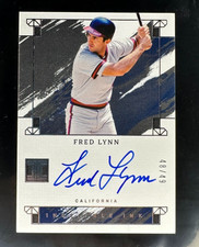 2024 Panini Impeccable Fred Lynn 48/49 Incredible Ink On Card Auto #II-FL Angels