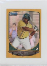 2013 Bowman Chrome Minis Gold Refractor 37/50 BJ Boyd #121 2h4