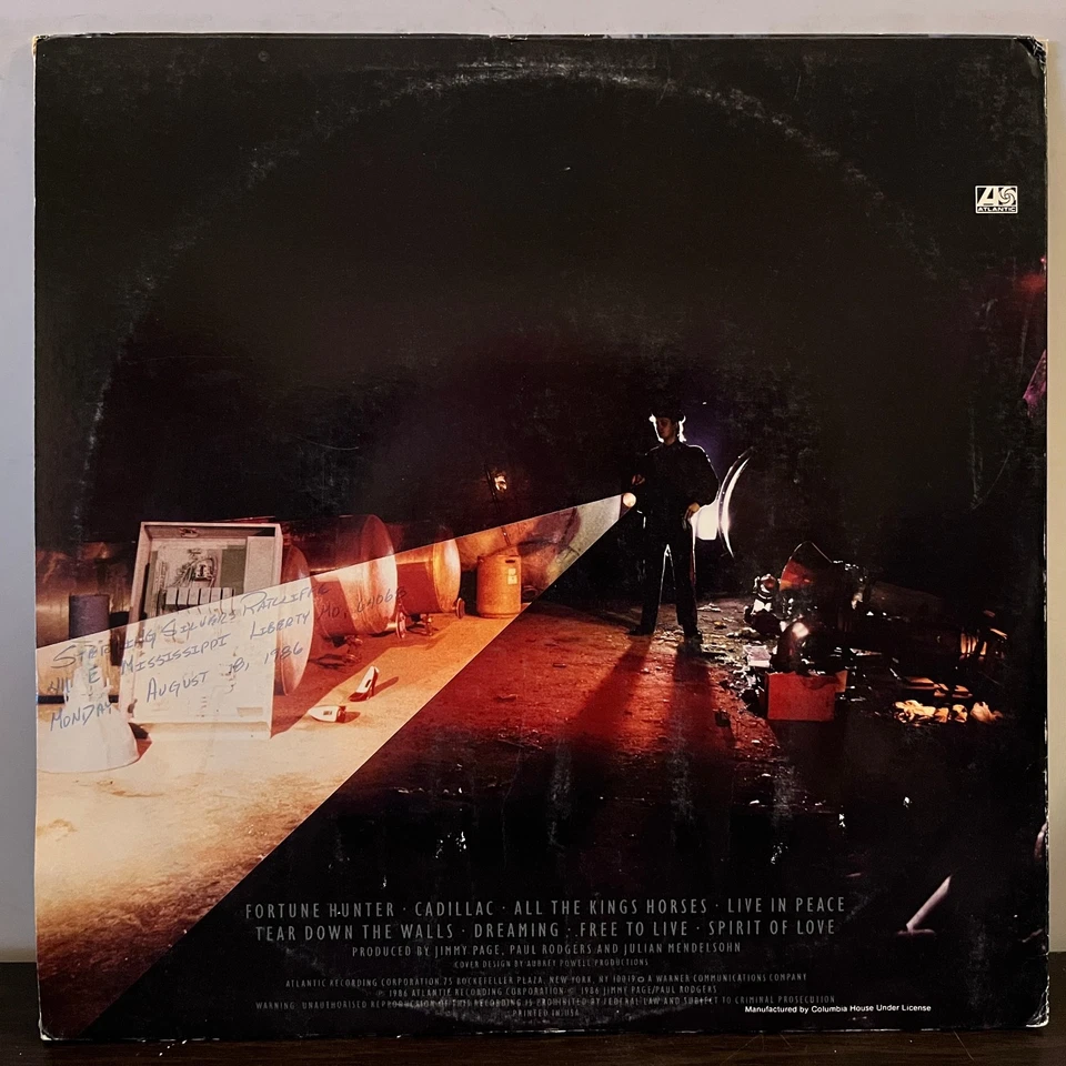 THE FIRM - Mean Business (Jimmy Page Paul Rodgers) - 12" Vinyl Record LP - VG+ - Imagem 2 de 3