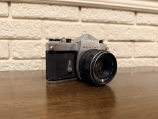 Asahi Pentax Spotmatic 35mm Film Camera  Auto Rikenon 50mm f/1.7 Lens