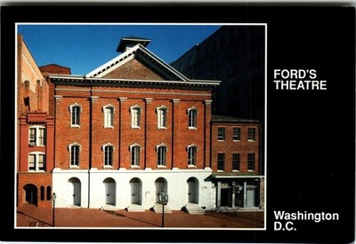 Ford's Theatre Washington DC Postcard - Lincoln Assassination Site