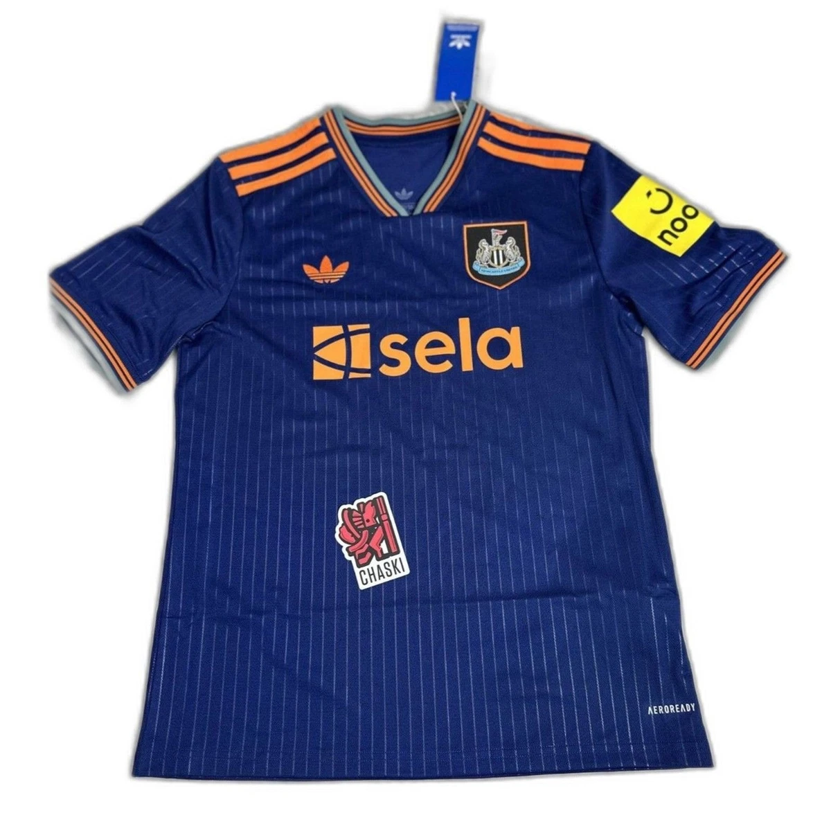 希少 イングランド製 アディダス ヴィンテージ ニューキャッスル ユニフォーム 25+ Blue Newcastle United International Club Soccer Fan Jerseys