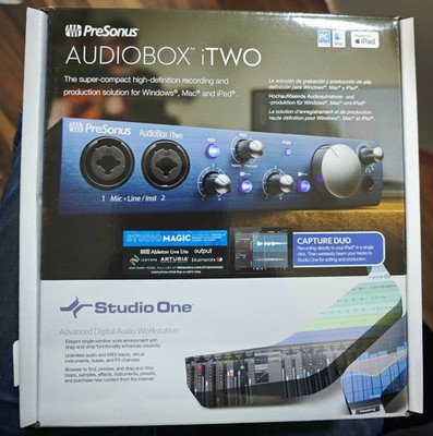 PreSonus AudioBox iTwo USB Audio Interface   2-Kanal Recording, 24-Bit/96kHz