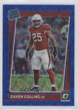 2021 Panini Donruss Optic Rated Rookie Blue Scope Prizm Zaven Collins #265 2l4