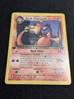 1st Edition Dark Charizard  21/82 - Team Rocket - Non Holo Pokemon Card - MP-HP