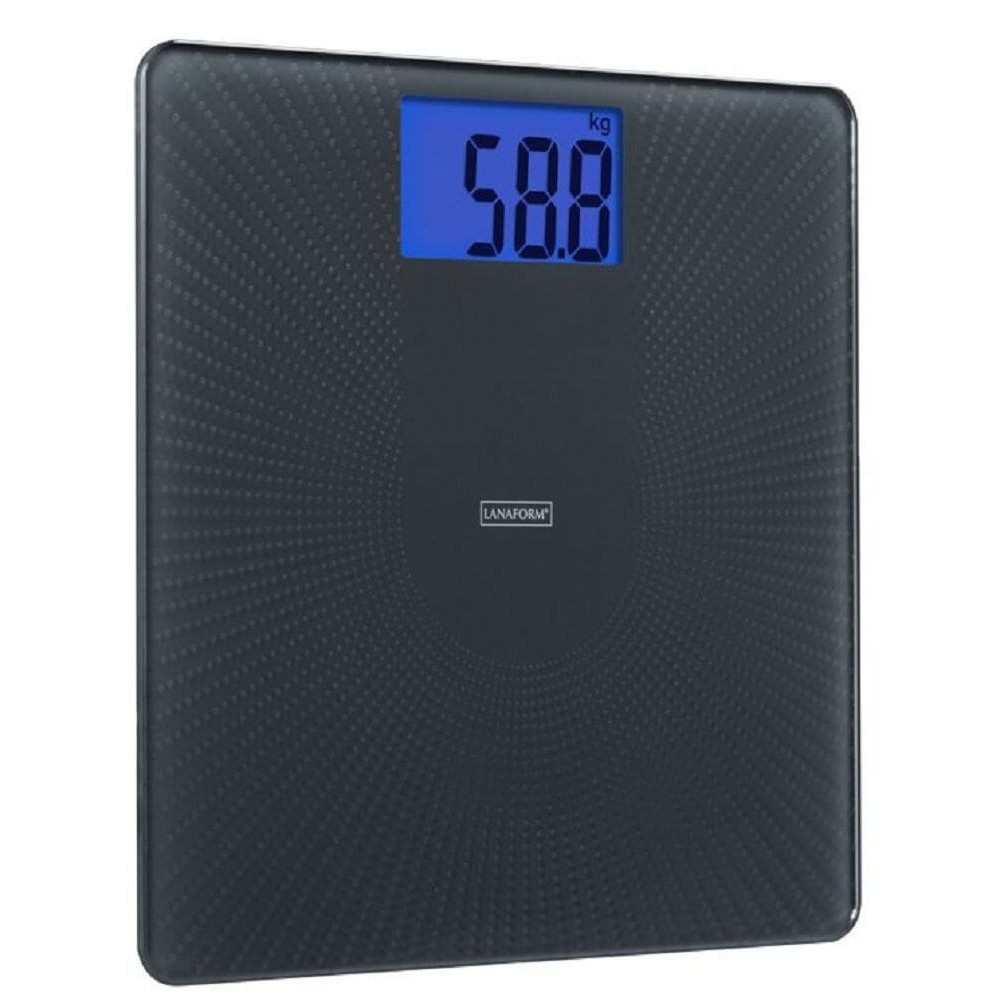 Pèse personne PDS110 balance électronique en verre noir pour suivi de poids