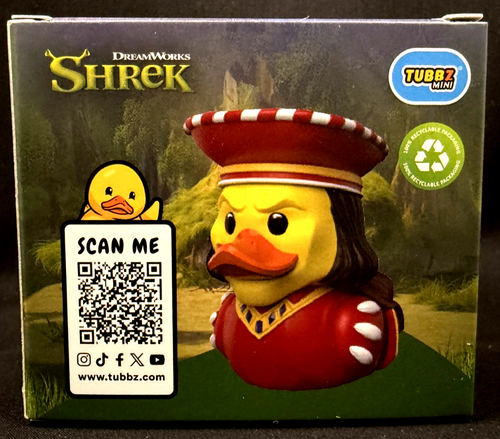 Mini Tubbz - Lord Farquaad - Shrek - Dream Works - Rubber Duck - ca. 2" hoch - Bild 4 von 7