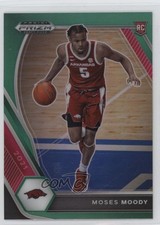 2021-22 Panini Prizm Draft Picks Variation Green Prizm Moses Moody #11 y4f