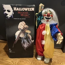 Paper Magic Group Halloween Michael Myers Poseable Clown Doll ~22" RARE