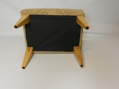 Art Deco Footstools with Solid Wood Legs - Picture 13 of 19