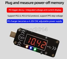 Type-C PD Fast Charge Trigger DC Digital Display Voltage And Current Meter