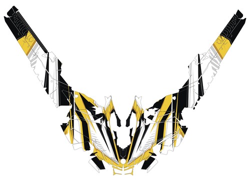 2017+ Ski Doo Gen 4 Sumit MXVEC 018 Graphic Kit Wrap Decals Stickers Design - Picture 4 of 10