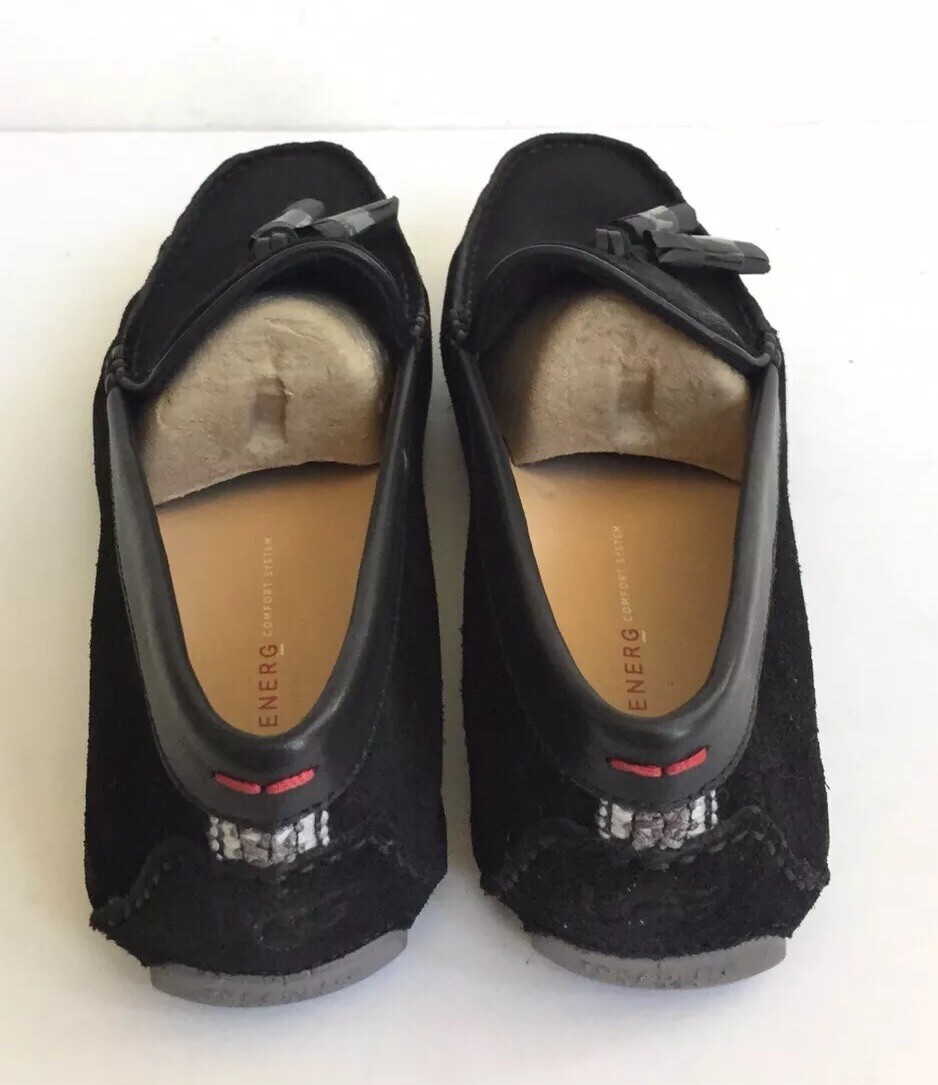 UGG MARRIS BLACK SUEDE TASSEL LOAFER SLIP ON SHOE US 9 / EU 