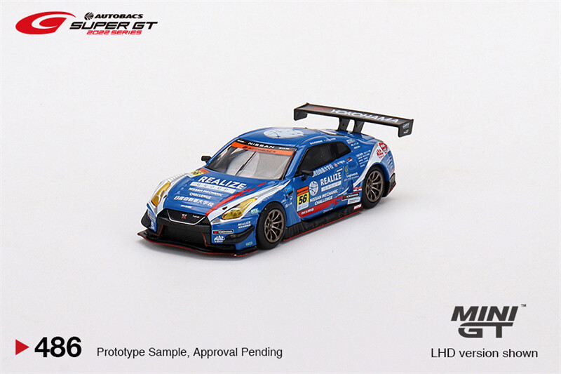MINI GT 1:64 Nissan GT-R NISMO GT3 #56 KONDO RACING 2022 Model Car