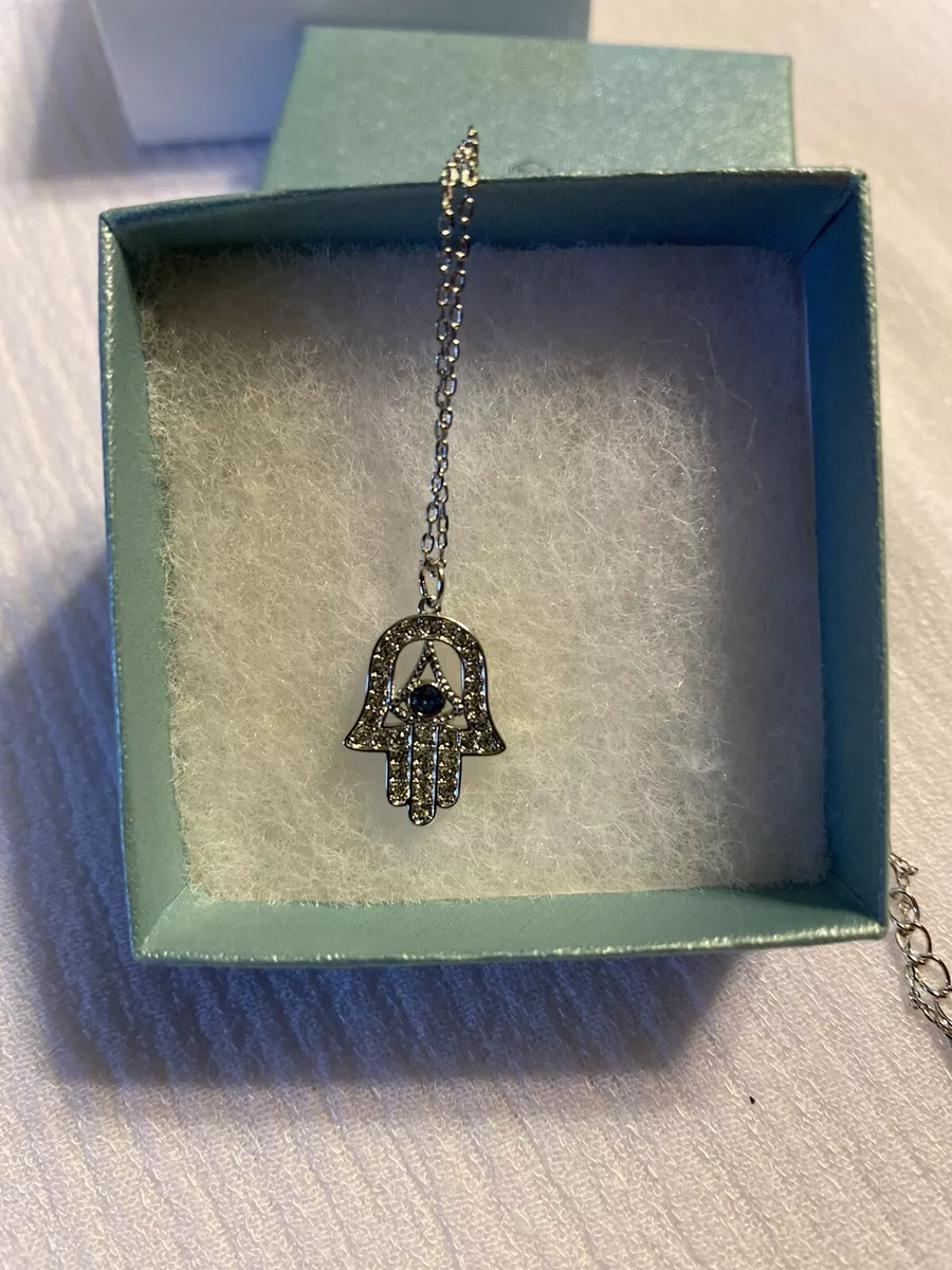 Swarovski hand of fatima necklace deals