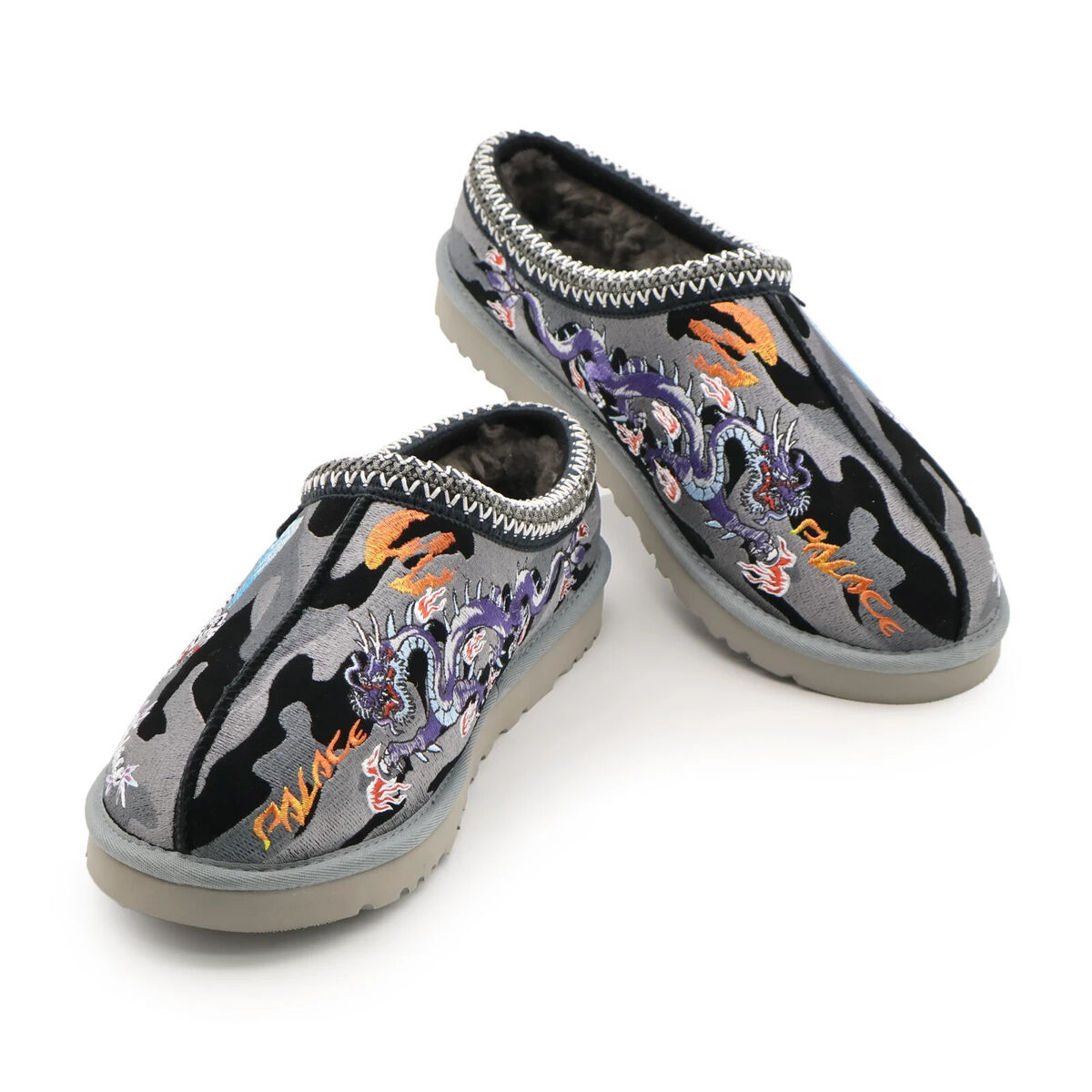 1172070-BKCA Palace UGG Tasman Slipper Burnt Camo Black 1172070-BKCA Palace UGG Tasman Slipper Burnt Camo Black