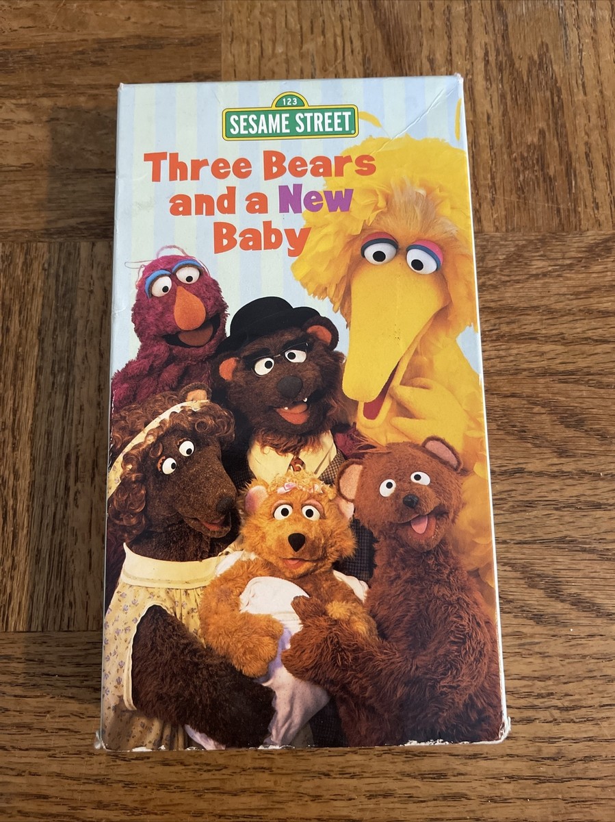 Sesame Street Three Bears And A New Baby VHS 74645572635| eBay