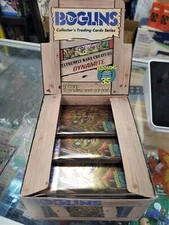 Boglins Trading Card BOX OF 24 PACKS Rare 35th Anniversary OPEN BOX READ! BOGLIN