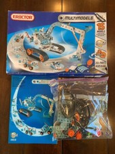 Building Erector Set Multi Models 6515 Can Build 15 Models 250 Parts