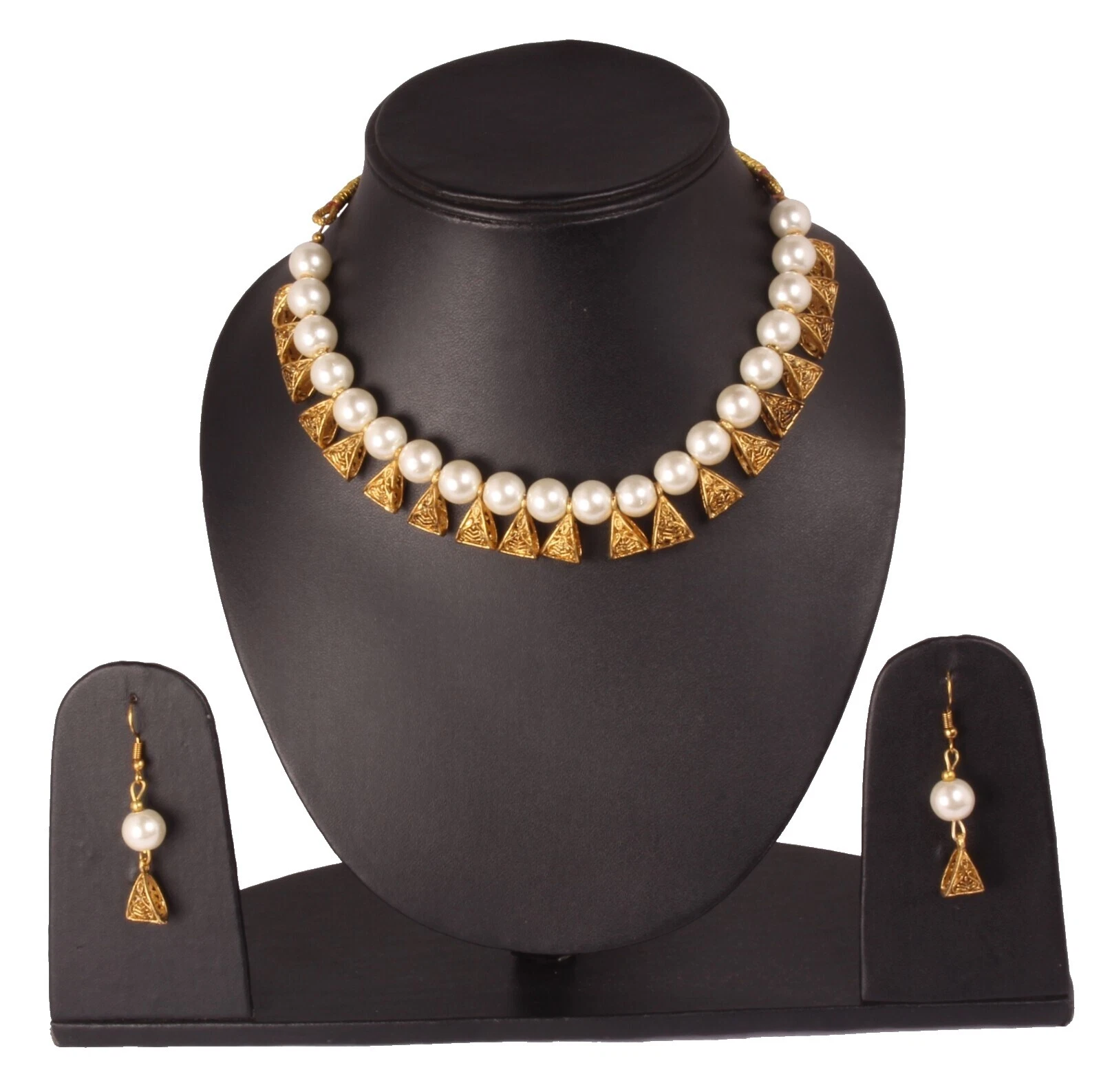 缟玛瑙时尚铜项链