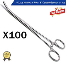 100  Pean Rochester Curved Forceps 8" Hemostat Surgical Premium German Grade