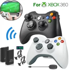Wireless Controller For Microsoft Xbox 360/ 360Slim/ 360E, PC Windows 11/10/8/7