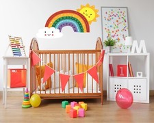 Rainbow, Sun and Cloud Wall Sticker