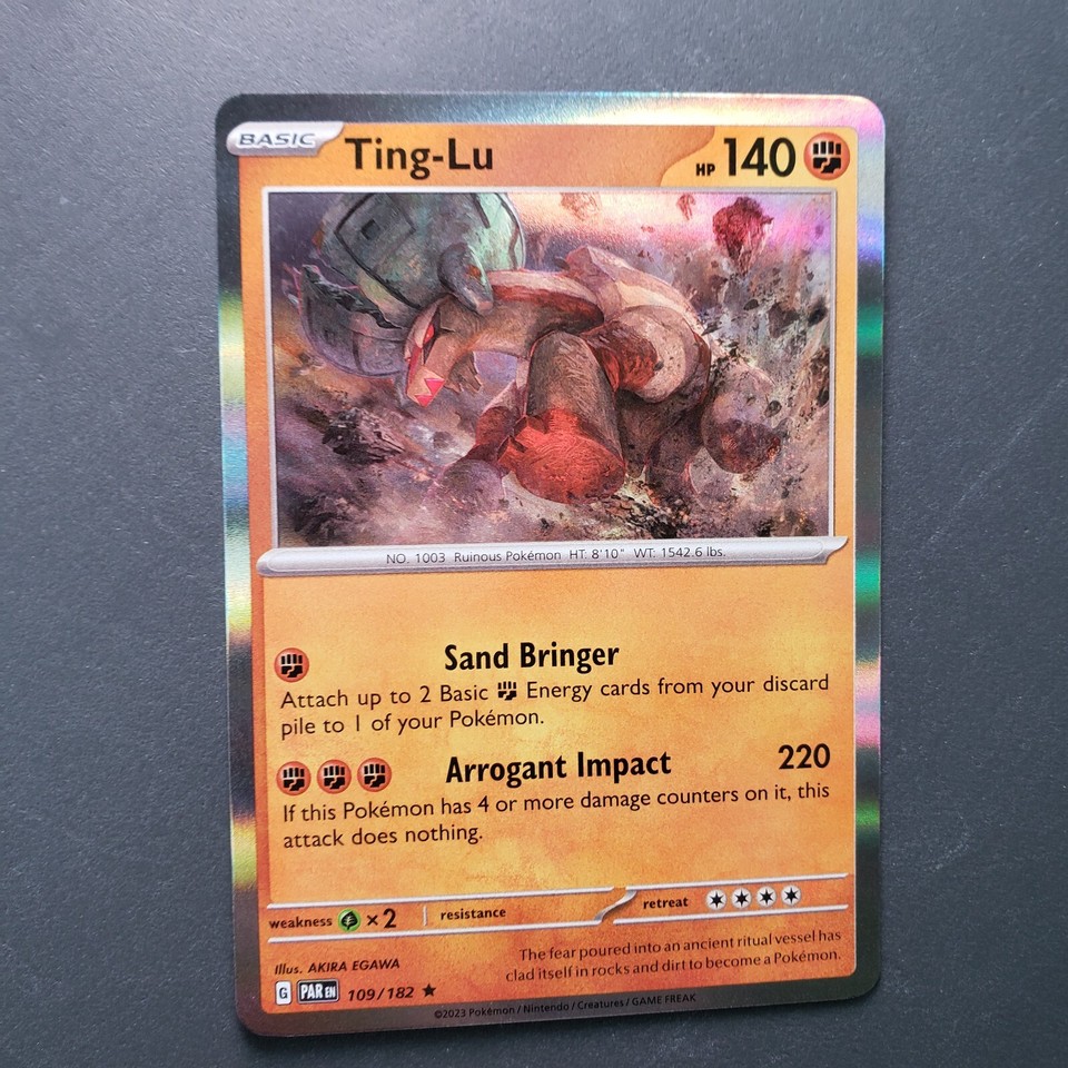 2023 Pokemon Scarlet & Violet Paradox Rift #109 Ting-Lu Rare Holo | eBay