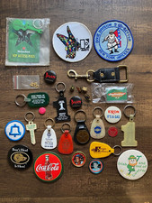 Vintage Patches - Pins - Keychains - Tokens L...
