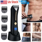 Men's Beard Trimmer Hair Clipper Waterproof Electric Body Shaver Grooming Kit Ne