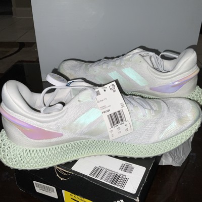 Adidas Alphaedge 4D Run 1.0 Parely Oceans Cloud White FW1229 Men's Size 13