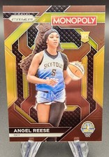 2024 WNBA Panini Monopoly Prizm Angel Reese Brown Prizm #'d/249 WNBA16 RC Rookie