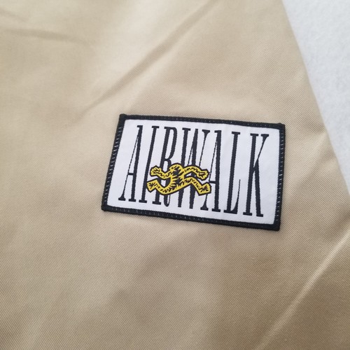 NUEVO CON ETIQUETAS Airwalk Forever 21 Hombres Talla 31 Chino Patinador Pantalones Parches Caqui De Colección Años 90 - Imagen 18 de 24